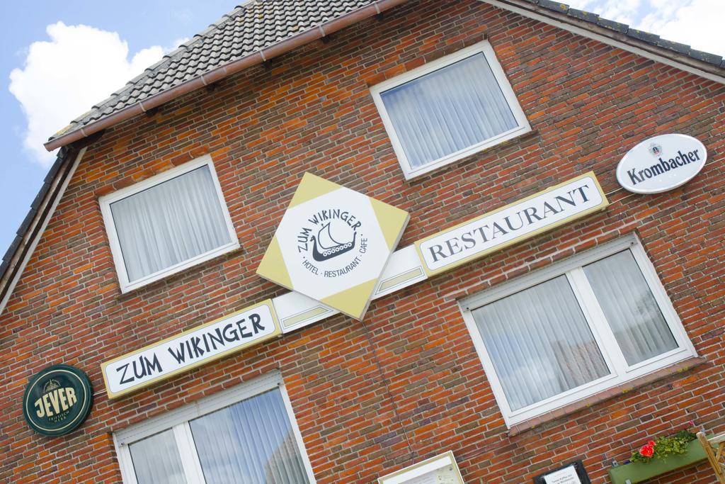 Hotel Zum Wikinger Neßmersiel Exterior foto
